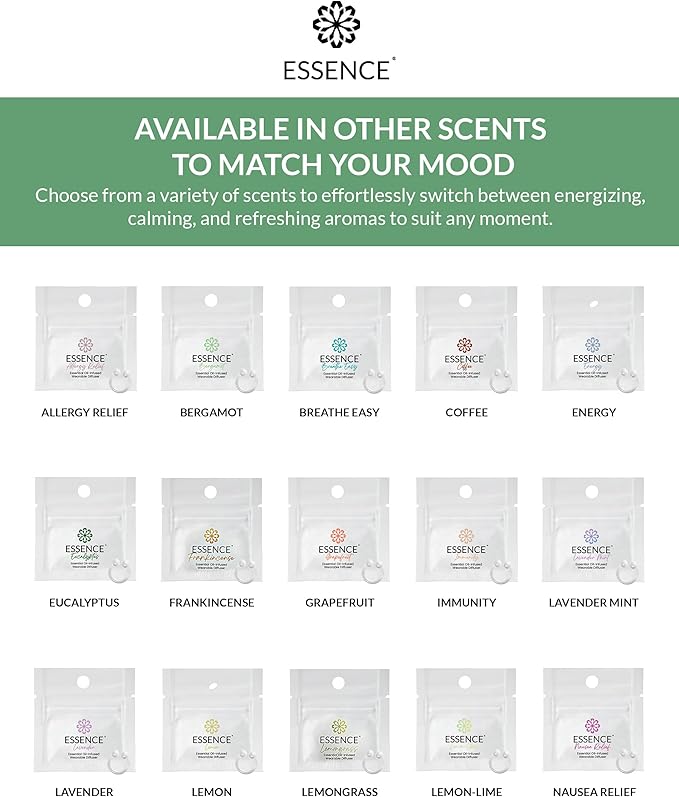 Essence Wearable Aromatherapy Nasal Diffuser – Bergamot Essential Oil Nose Ring - Image 7