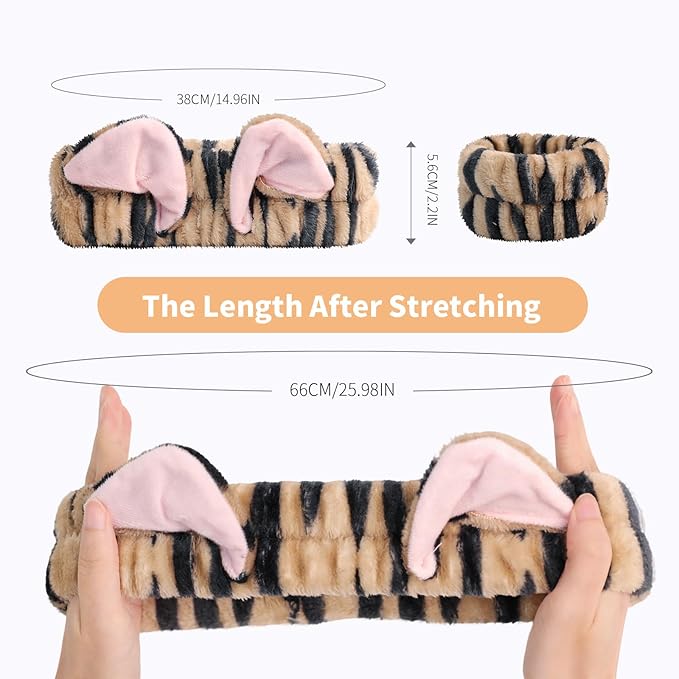 PERFECTSIGHT 2 Pack Cute Animal Headbands - Image 5