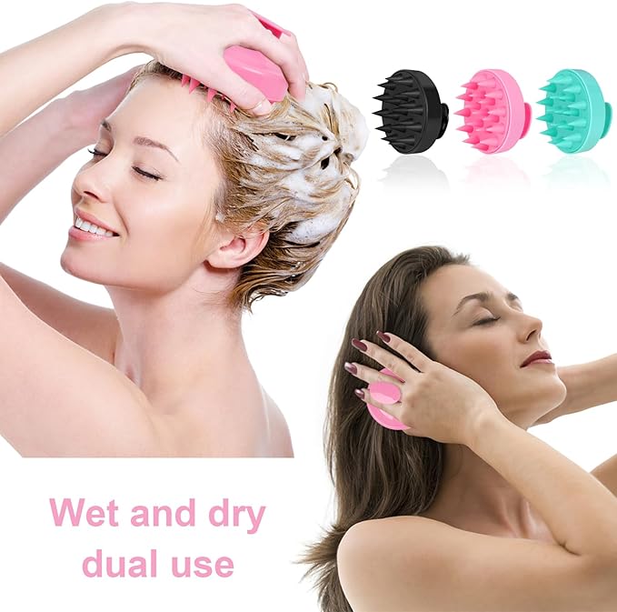 Oligei Scalp Massager 3 Pack, Shampoo Brush, Hair Scrubber - Image 6