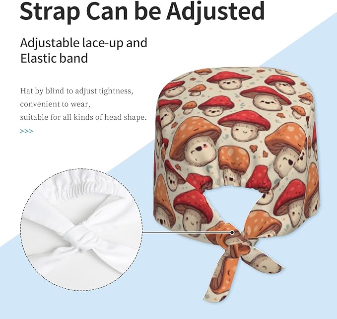 Alligator Ice Cream Working Cap, Scrub Cap - Image 4