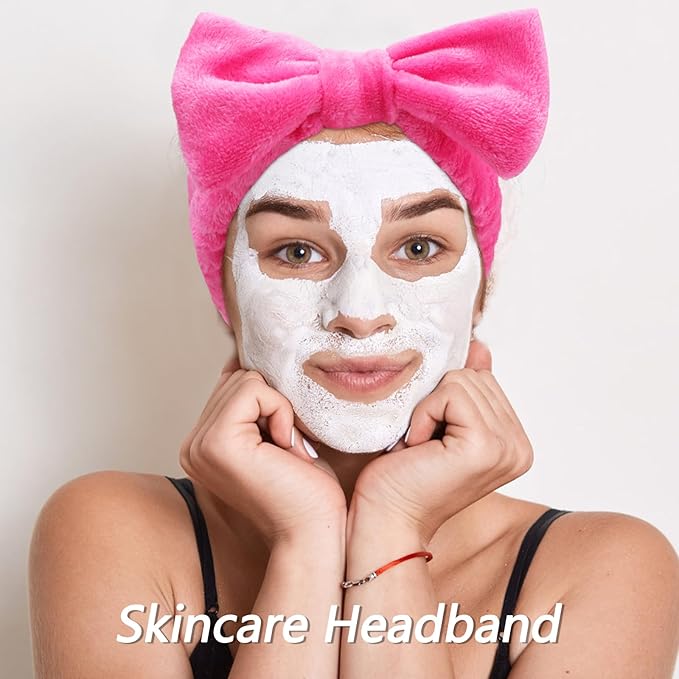 VELSCRUN Spa Headbands for Wash Face, Makeup Headband, Facial Skincare Headbands - Image 4
