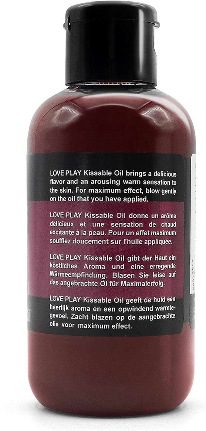 LOVE PLAY Sensual Body Oil for Couples – Edible & Deliciously Scented for Date - Image 3
