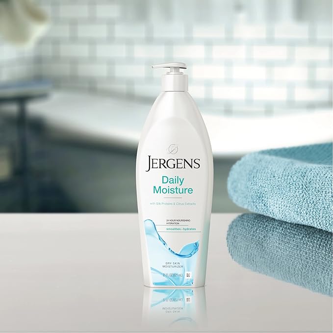 Jergens Daily Moisture Dry Skin Moisturizer, Hand and Body Lotion, - Image 9