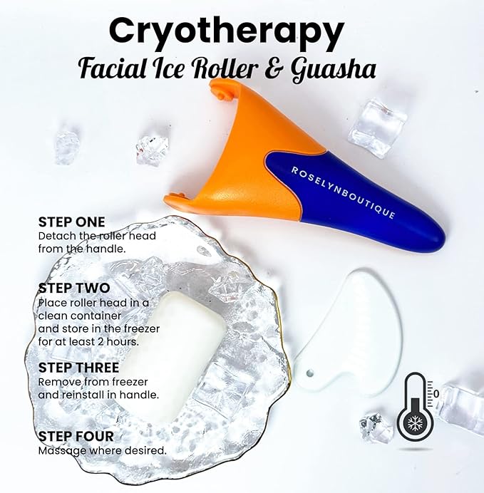 ROSELYNBOUTIQUE Ice Roller for Face &Gua Sha Facial Tools - Image 5