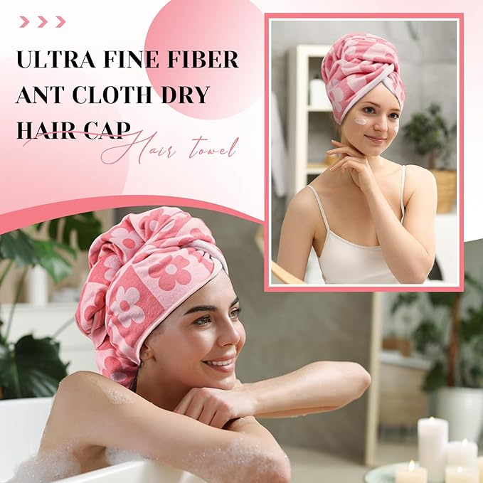 40 x 24 Inches Large Microfiber Hair Towels Quick Dry Hair Towel Wrap - Image 7