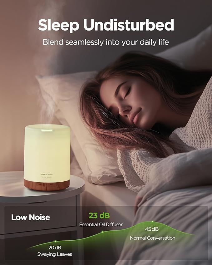 InnoGear 300ML Essential Oil Diffuser, Premium 5-in-1 Ultrasonic Aromatherapy - Image 7