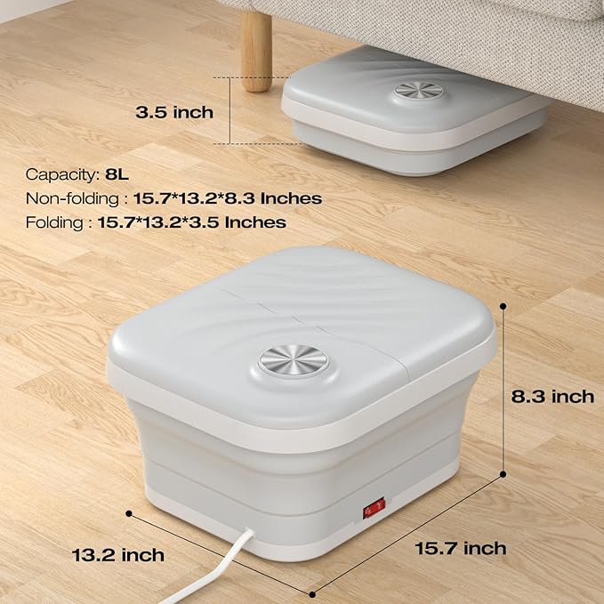 LUBBYGIM New Collapsible Foot Spa Bath - Image 7