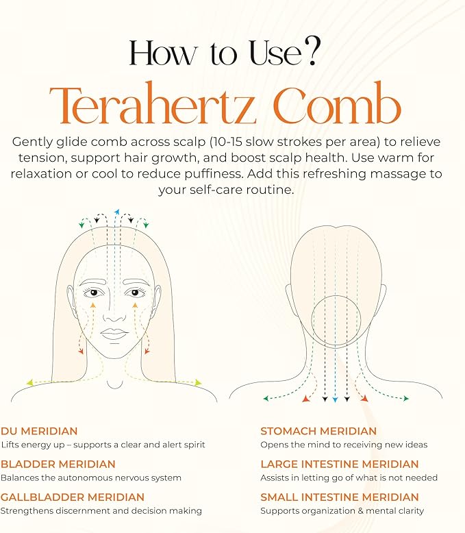 TeraRX® Terahertz Gua Sha Comb – Authentic Terahertz Massage Tool - Image 8