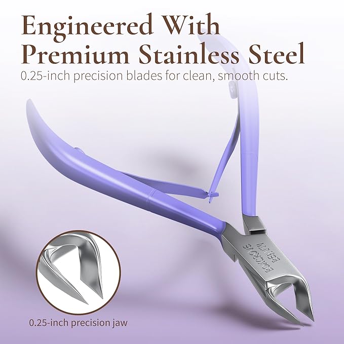 Professional Cuticle Cutter & Pusher Trimmer Manicure Tools - Image 2