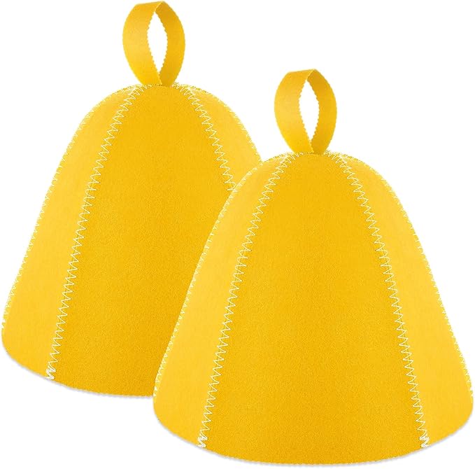 JaGely Sauna Hat for Men Women Sauna Hat Vaporarium Cap Russian Banya Cap for by JaGely