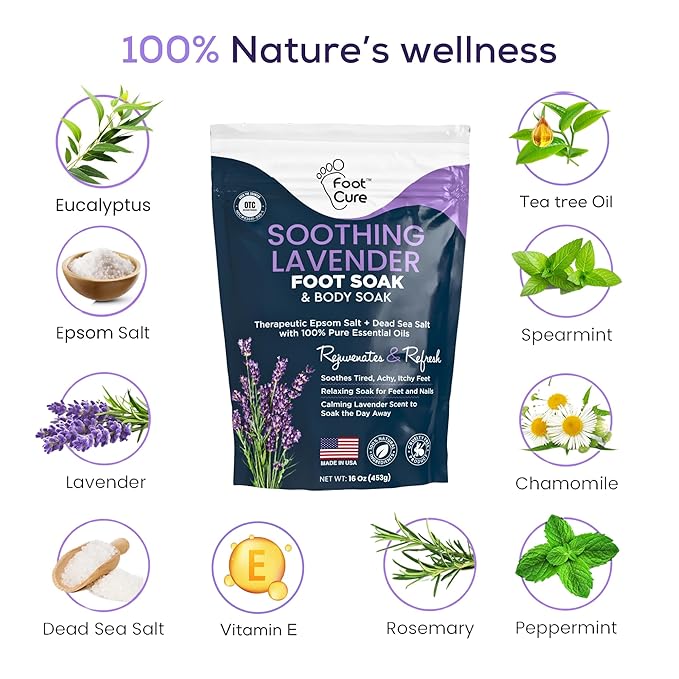 FOOT CURE Soothing Lavender Foot Soak - Image 5