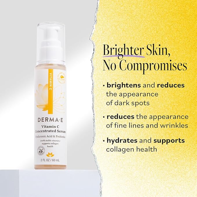 DERMA E Vitamin C Concentrated Serum, 2 Oz, - Image 2