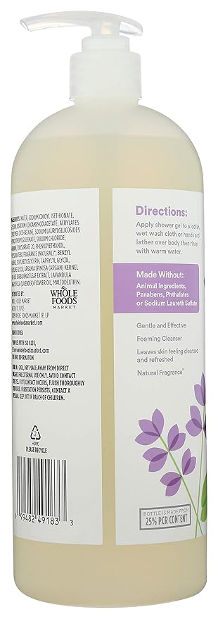 365 by Whole Foods Market, Foaming Shower Gel, 32 Fl Oz - Image 4