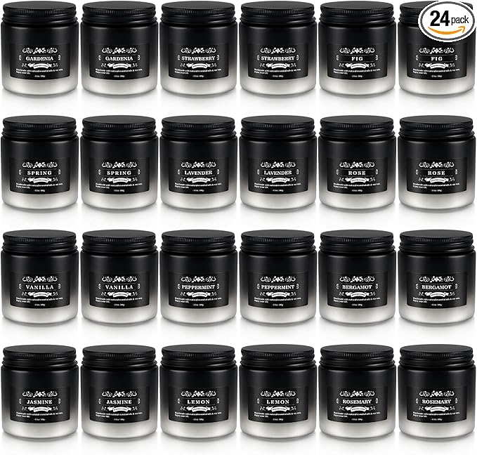 Scented Candle Set 24 Pack, Candle by Howemon