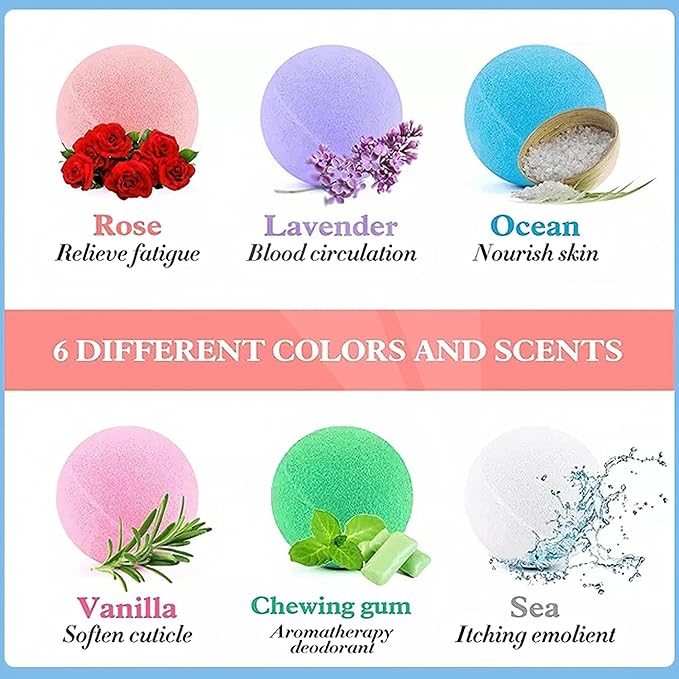 WYNK Bath Bombs Gift Set 6 Pack - Image 3