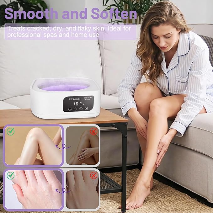 Yofuly Paraffin Wax Machine for Hand and Feet, 3500ml Home Paraffin Wax Bath - Image 3