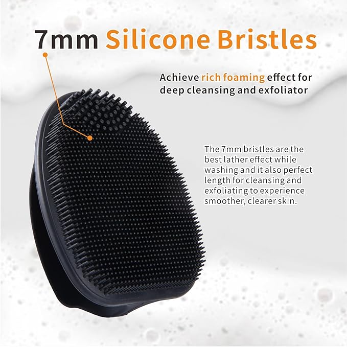 Soft Silicone Face Scrubber, Body Scrubber - Image 4