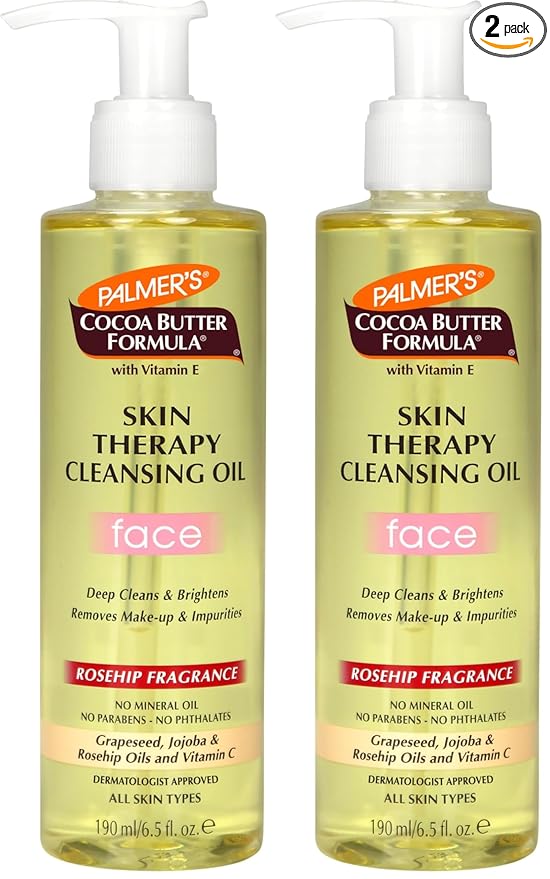 Palmer's Cocoa Butter Formula Skin Therapy Cleansing Oil, Gentle Makeup Remover by Palmers