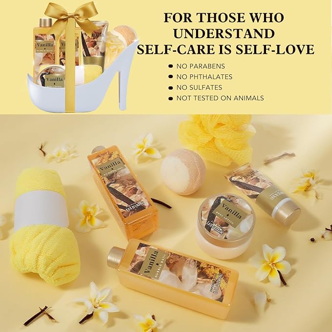 Spa Luxetique Gifts for Women High Heel Gift for Women 8pcs Spa Gift for Womens - Image 3