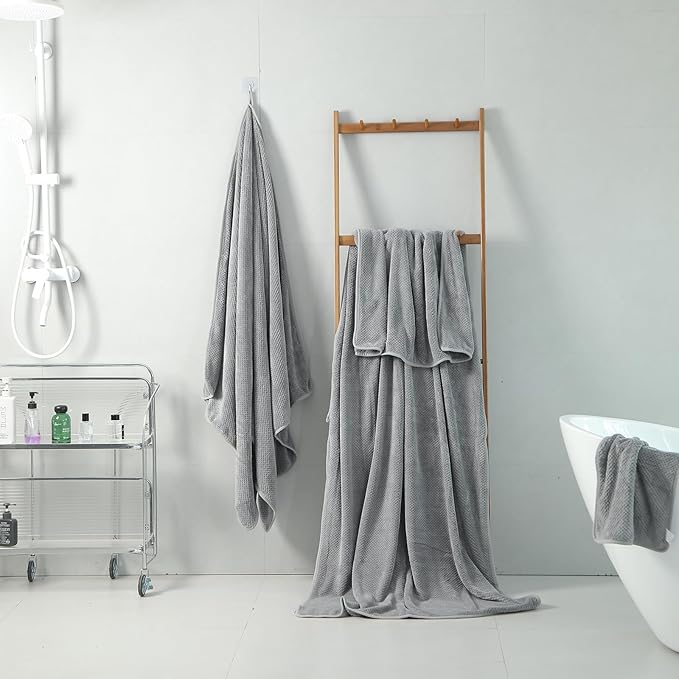 2 Piece Hand Towels Set Set 16x31 Inches, Soft Bath Sheet Towels Highly - Image 7