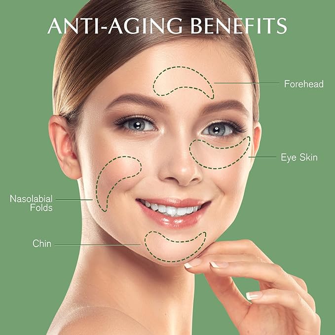Under Eye Patches for Dark Circles: 30 Pairs Green Tea Eye Gels Pads - Image 5