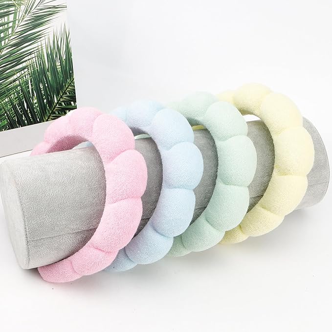 Canitor 4 PCS Spa Headband for Washing Face, Facial Skincare, Terry Cloth - Image 7
