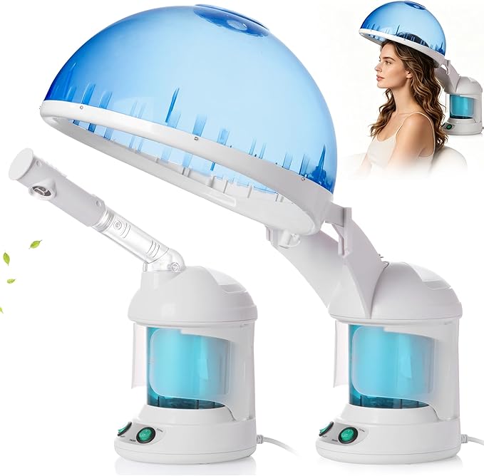 ZENY 3-in-1 Portable Facial Steamer and Hair Steamer, Humidifier, Nano Ionic by ZENY
