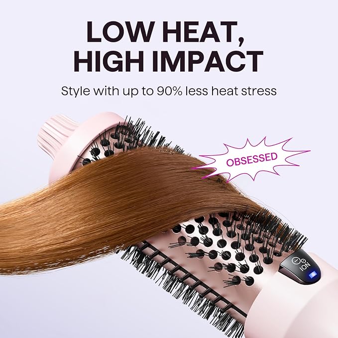 Wavytalk Thermal Brush, Blowout Boost 1.5 inch Heated Round Brush - Image 6