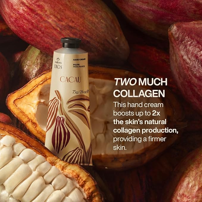 Natura – Ekos Cacau Hand Cream, Cocoa Butter Moisturizer - Image 2