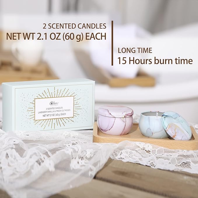2-Pack Soy Candles Gift Set - Image 3