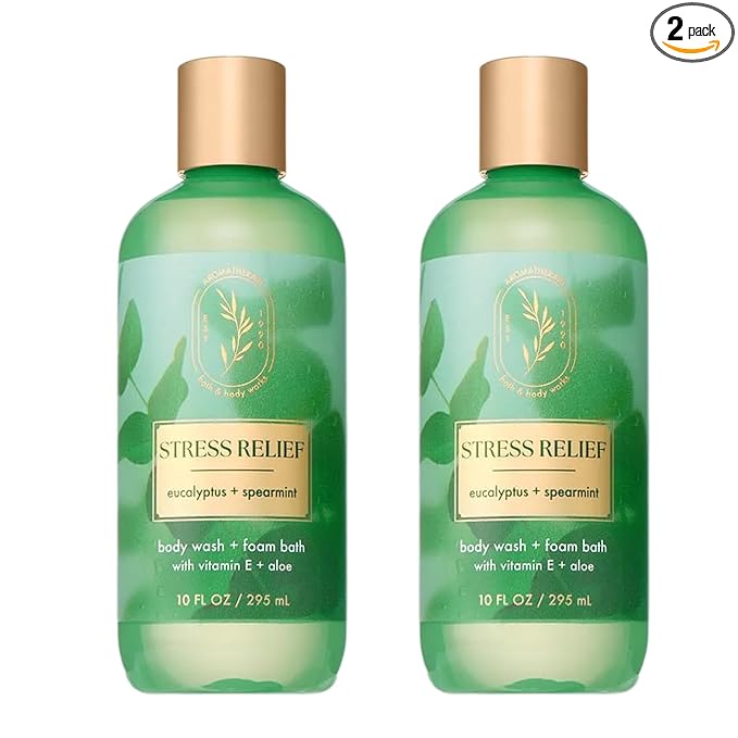 Bath & Body Works Eucalyptus Spearmint Body Wash & Foam Bath, Aromatherapy by BathBodyWorks