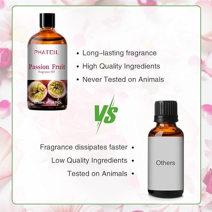 PHATOIL 3.38FL.OZ Passion Fruit Fragrance Oils - Image 4