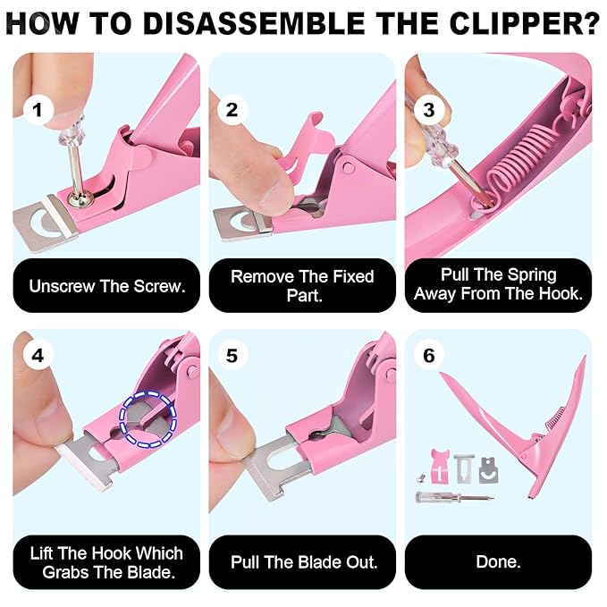 Light Pink Premium Nail Clippers - Image 8