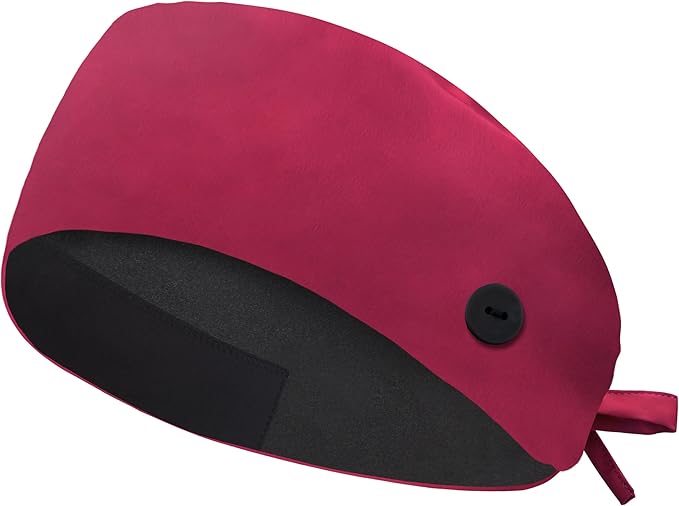 Satin Lined Scrub Cap, Adjustable Surgical Cap by IRIS+CRAFT