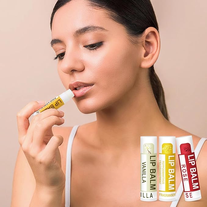 DMSKY 60 Pack Lip Balm, Natural Lip Balm Bulk, Moisturizing Lip Balms - Image 5