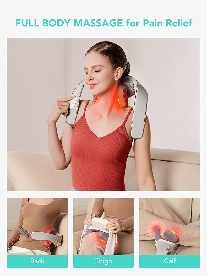 SKG 2025 Neck Massager for Pain Relief, Deep Tissue 6D Kneading - Image 6