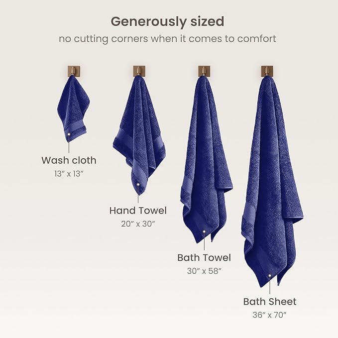 BIOWEAVES 100% Organic Cotton 700 GSM Plush Premium Washcloths 13" x 13" GOTS - Image 6
