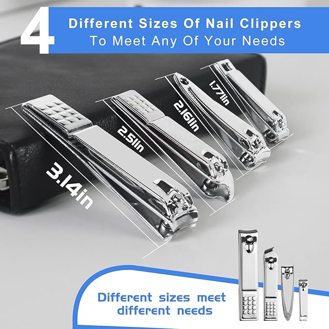 Manicure Set 30 in 1 Fingernail Clipper Set, Manicure Kit, Pedicure Kit - Image 4