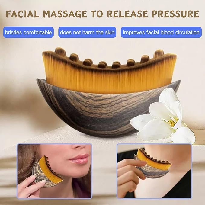 New Lymphatic Contour Face Brush, Contour Face Brush - Image 3