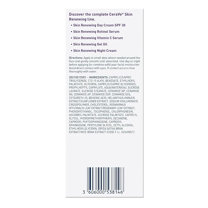 CeraVe Skin Renewing Gel Oil, Daily Hydrating Serum - Image 6