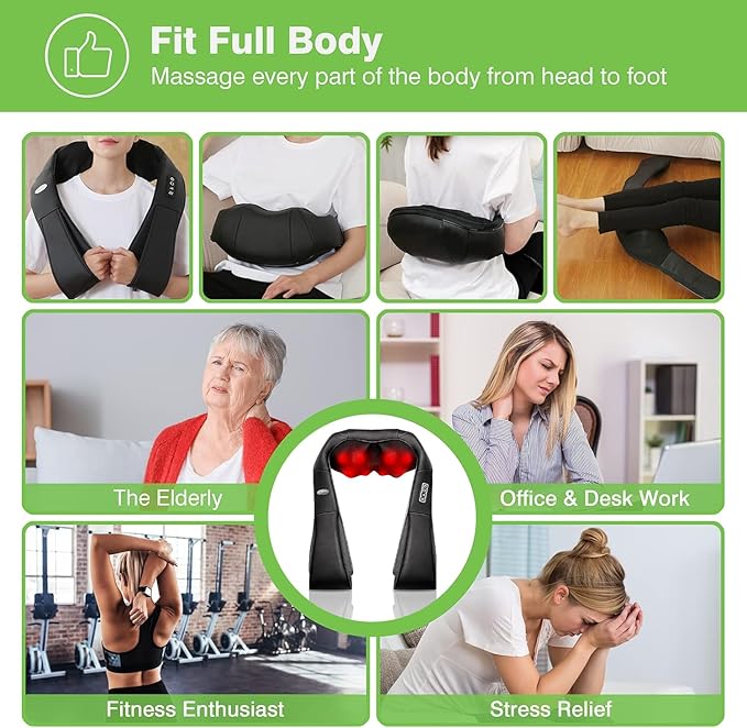 cotsoco Neck Massager, Shiatsu Shoulder and Back Massager - Image 8