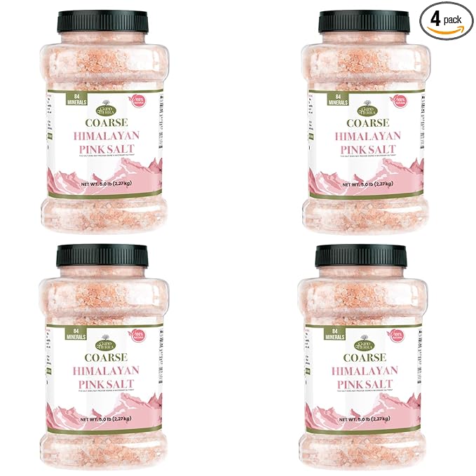 Good Tierra Himalayan Pink Salt in Jar by GoodTierra