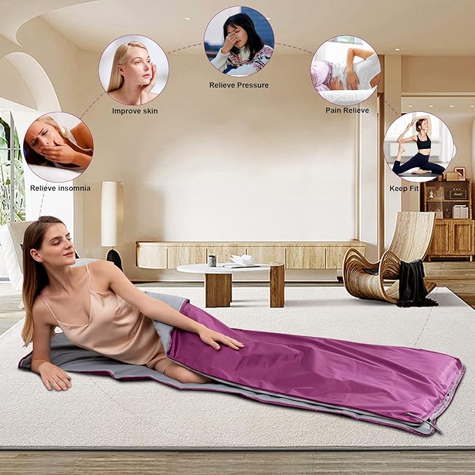 Infrared Sauna Blanke, Heat Healer Sauna Blanket Wrap, Portable Sauna Blanket - Image 7