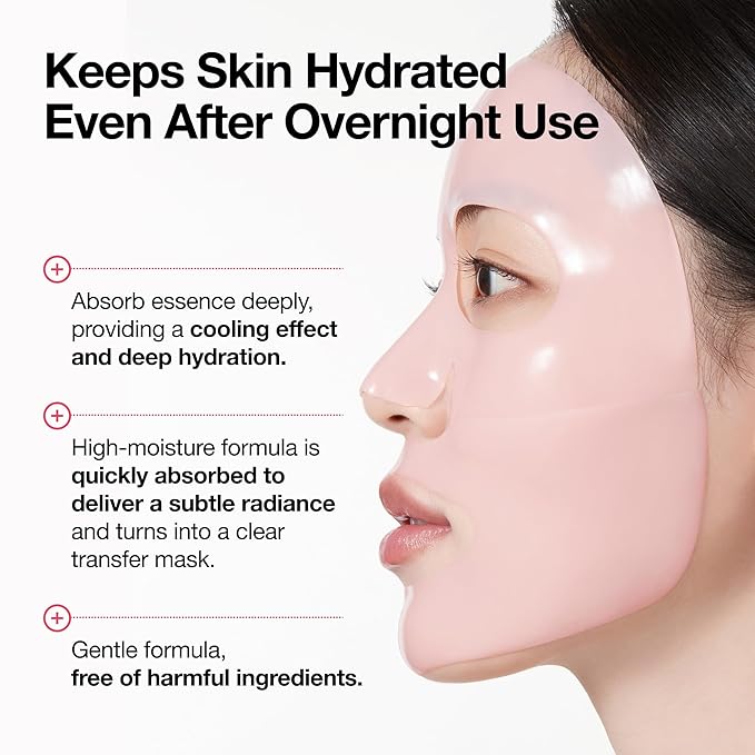 ANUA Peach 70 Niacin Brightening Collagen Mask, Overnight Face Mask - Image 4