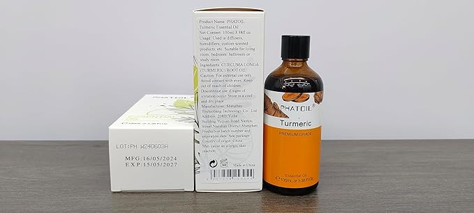 Turmeric 3.38fl.oz Essential Oil, PHATOIL Pure Aromatherapy Oils - Image 8
