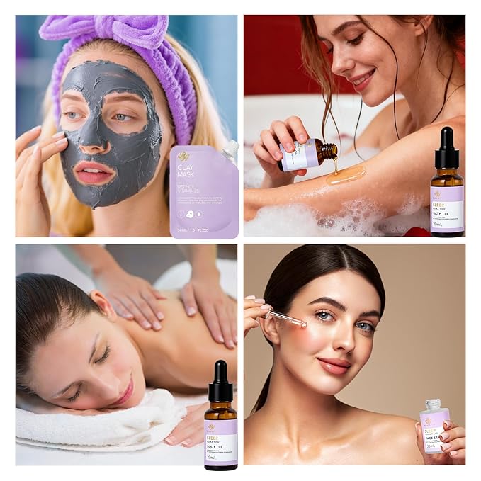23 Pcs Mother's Day Gifts, Lavender Facial Skin Care Set, Bath and Body Gifts - Image 6