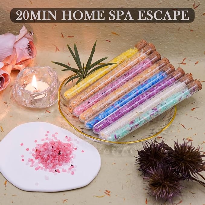Bath Salts for Women Relaxing, Bath Salts Gift Set, Travel Size - Image 2