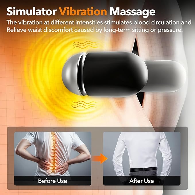 Mothers Day Gifts for Mom Electric Lumbar Massager Support Pillow 3 in 1 - Image 2
