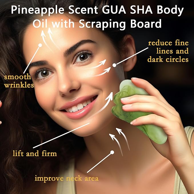 MR.A 2 Pack Pineapple Juice Scented Body Oil, Vitamin E Hydrating Body Oil - Image 2