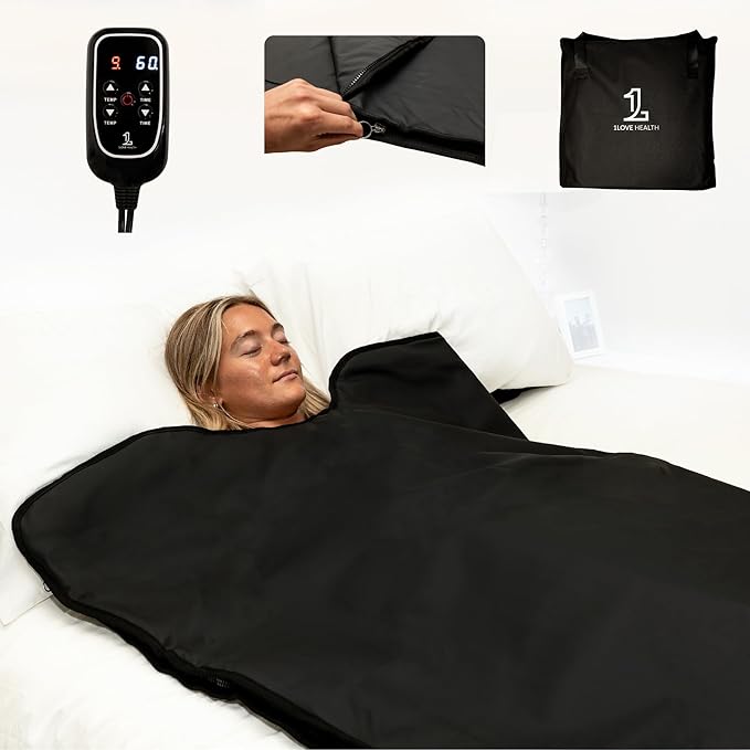 1Love Regular Sauna Blanket | Far Infrared Sauna Blanket | 77-176°F | 0 EMFs by 1LoveHealth